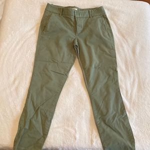 Jcrew hunter green chinos